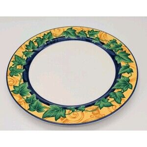 Victoria & Beale Yves Dinner Plate 10.75" Ivy Pattern 9034 Porcelain Vintage
